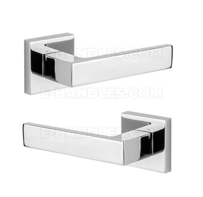 Klamka Warna rozeta kwadratowa R67 chrom polerowany