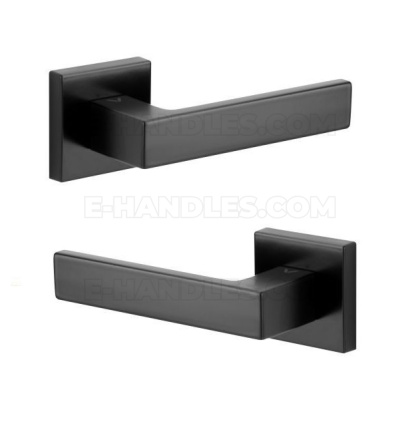 Klamka Warna rozeta kwadratowa R67 czarny