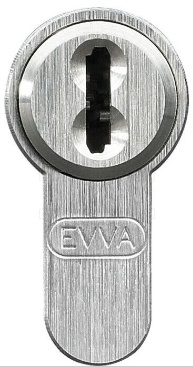 Wkładka EVVA 4KS, 62 (31x31) klucz-klucz, z zabierakiem ze sprzęgłem, niklowana