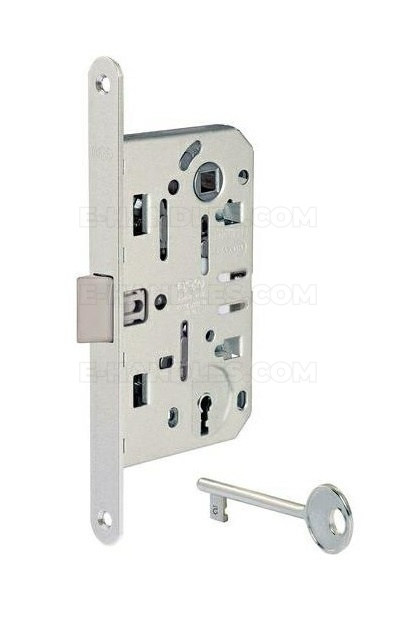 Zamek AGB Mediana EVOLUTION na klucz 90/50 chrom satynowy F18 B011015041 Zamek AGB Mediana EVOLUTION na klucz 90/50 chrom satynowy F18 B011015041