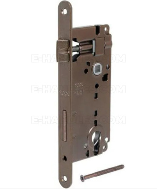 Zamek AGB PATENT GRANDE na wkładkę 90/50 brązowy t.9, wymiary czoła 22x238mm B025915022