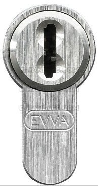 Wkładka EVVA 4KS, 82 (41x41G) klucz-gałka, z zabierakiem ze sprzęgłem, z gałką KKN, nikiel