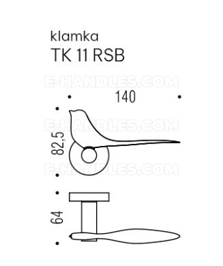 Klamka Colombo Design Twitty OL - złoty