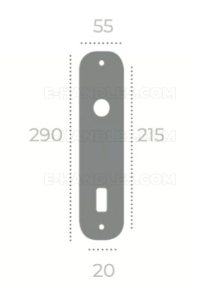 Klamka PZ Themis A217 P35 C01 chrom polerowany