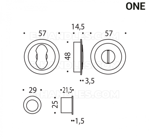 Uchwyt z blokadą WC, Colombo Design ONE CC211 BZG MOOD Collection, C07 czerwony / RAL 3018