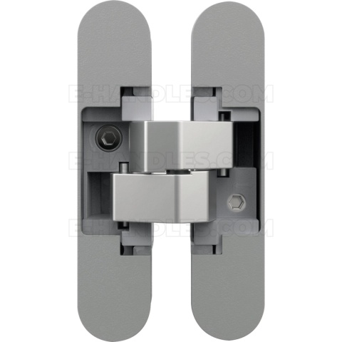 Anselmi 505 AN 140 3D 110x24 mm, zawias niewidoczny nikiel matowy (nośność 2szt do 40 kg, 3szt do 60kg)