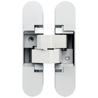 Anselmi 505 AN 140 3D 110x24 mm, zawias niewidoczny biały (nośność 2szt do 40 kg, 3szt do 60kg)