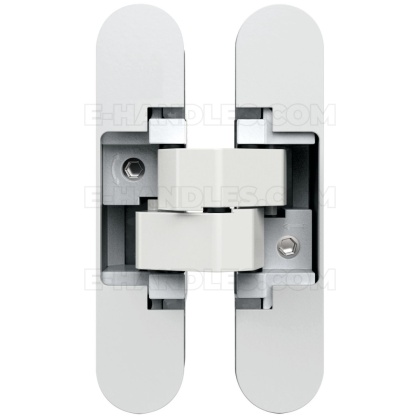 Anselmi 505 AN 140 3D 110x24 mm, zawias niewidoczny biały (nośność 2szt do 40 kg, 3szt do 60kg)