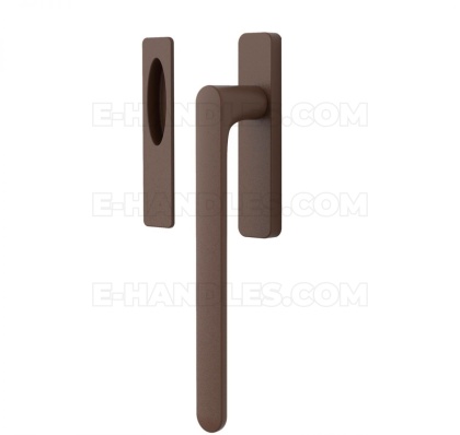 Klamka do okna HS Colombo Design ONE/ONEQ MOOD Collection, C02 brązowy / anoda
