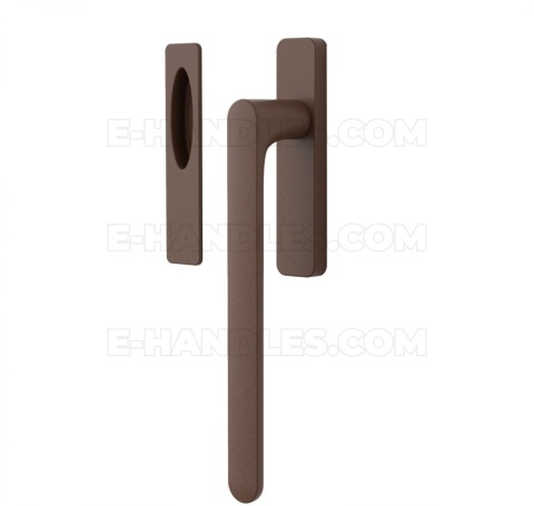 Klamka do okna HS Colombo Design ONE/ONEQ MOOD Collection, C02 brązowy / anoda