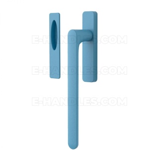 Klamka do okna HS Colombo Design ONE/ONEQ MOOD Collection, C06 niebieski borówkowy / RAL 5014