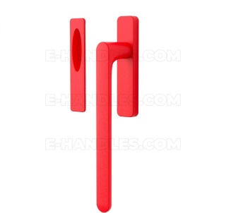 Klamka do okna HS Colombo Design ONE/ONEQ MOOD Collection, C07 czerwony / RAL 3018