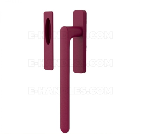Klamka do okna HS Colombo Design ONE/ONEQ MOOD Collection, C10 bordowy / RAL 4004