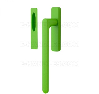 Klamka do okna HS Colombo Design ONE/ONEQ MOOD Collection, C11 zielony limonkowy / RAL 6018
