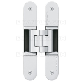 Simonswerk TECTUS TE 340 3D biały RAL 9016, 160x28 mm, zawias niewidoczny (nośność 2szt do 80 kg)