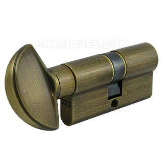 Wkładka drzwiowa z gałką 85mm G45x40 AGB mod.600 złoto antyczne C620124035