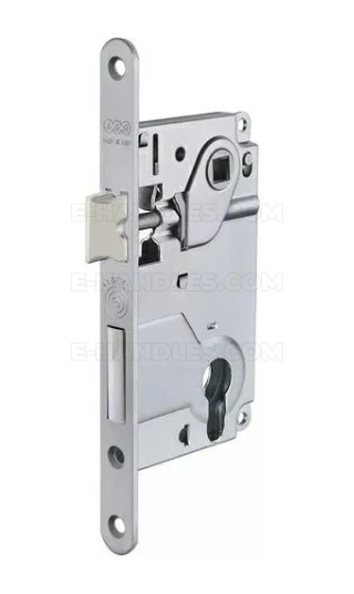 Zamek AGB CENTRO na wkładkę 85/50 z ryglem chrom mat F18 B010255034