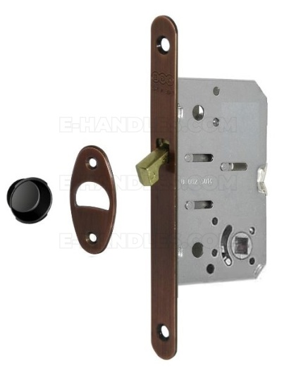 Zamek AGB Scivola Tre WC hakowy łazienkowy 50mm F16 brąz B089215002