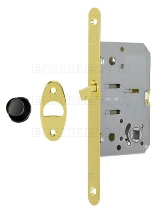 Zamek AGB Scivola Tre WC hakowy łazienkowy 50mm F16 mosiądzowany B089215003
