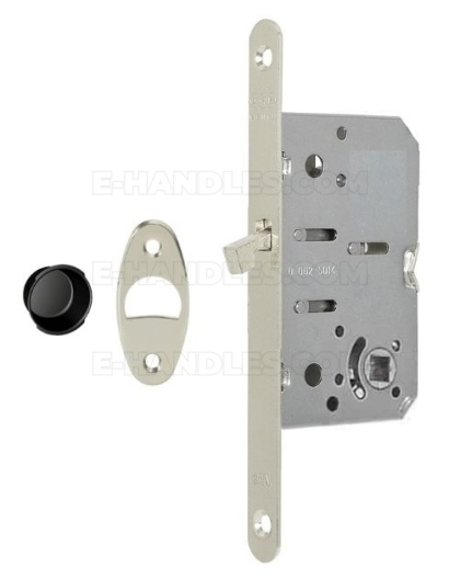 Zamek AGB Scivola Tre WC hakowy łazienkowy 50mm F16 nikiel B089215006