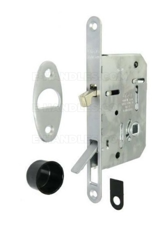Zamek AGB WAVE Scivola Tre Class WC hakowy łazienkowy 50mm F16 chrom mat B089815034
