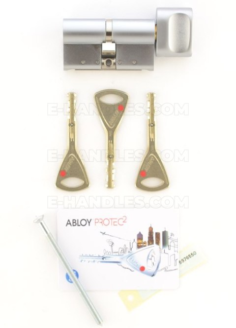 Wkładka Abloy CY323 klucz-gałka Protec2 92 hcr 46X46G 3 klucze