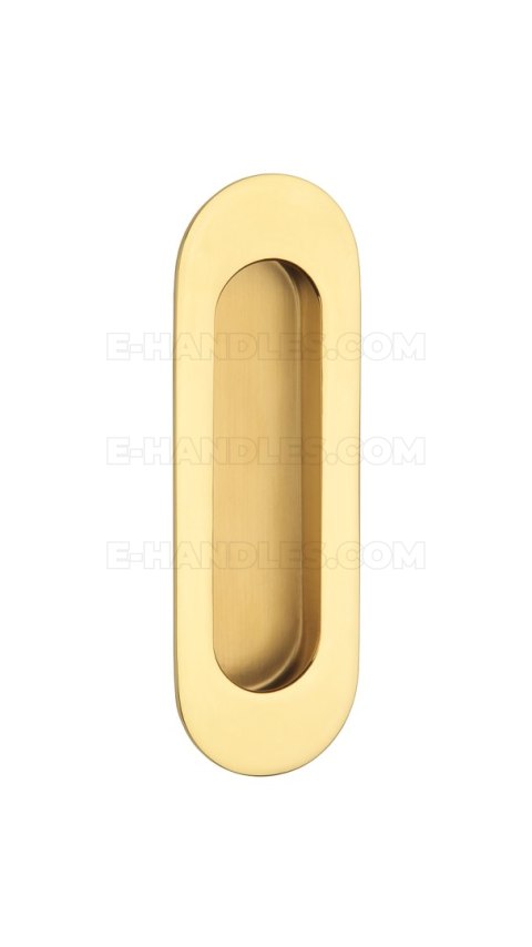 Uchwyt drzwiowy owalny 1717 PVD GOLD - złoty polerowany PVD Uchwyt drzwiowy owalny 1717 PVD GOLD - złoty polerowany PVD