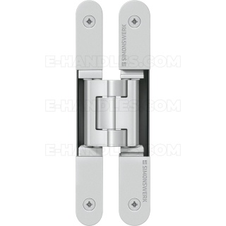 Simonswerk TECTUS TE 240 3D, stal srebrna F1, 155x18-21 mm, zawias niewidoczny (nośność 2szt do 60 kg)