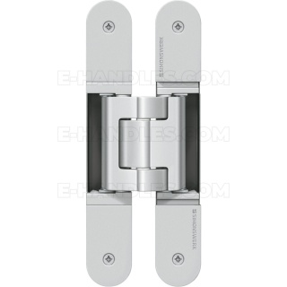 Simonswerk TECTUS TE 540 3D, stal srebrna F1, 200x32 mm, zawias niewidoczny (nośność 2szt do 120 kg)
