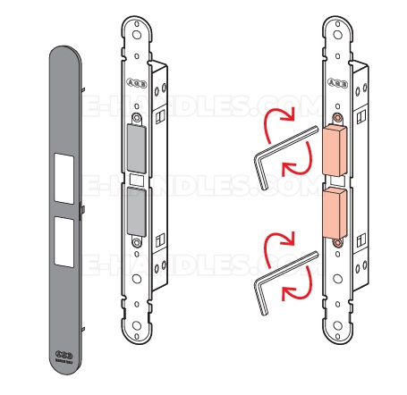 Zamek magnetyczny AGB TOUCH 18x196 czarny B011203093