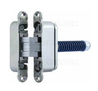 Zawias samozamykacz 40 kg AGB ECLIPSE 3.2 BLUE self closing chrom mat E390000334