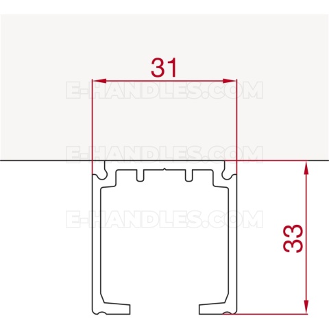 Zestaw Classic Basic Standard, 50kg szyna 2,9m, system do drzwi przesuwnych Terno Scorrevoli