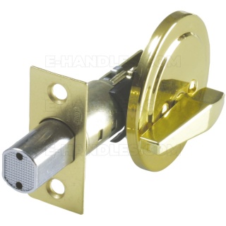 Blokada z zamkiem 1750 mosiądzowany połysk, Dormas 60mm lub 70mm