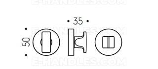 Blokada WC Colombo Design ONE CC39 BZG MOOD Collection C11 zielony limonkowy / RAL 6018, trzpień 6x6mm