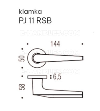 Klamka Colombo Design PEAK, OM - złoty mat PVD
