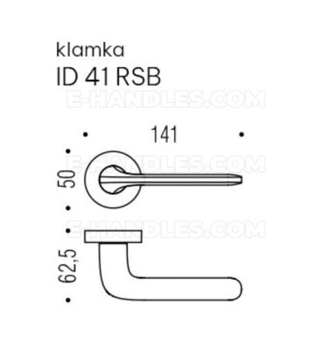 Klamka Colombo Design ROBOQUATTRO CM - chrom mat