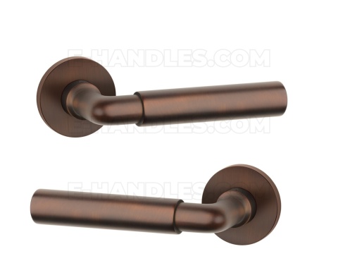 Klamka FICARIA Rozeta R slim 7 mm BD - umbra palona