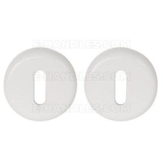 Rozeta na klucz CD1063 Colombo Design BI biały mat