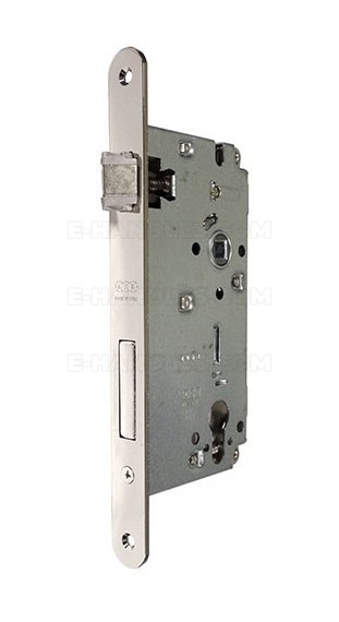 Zamek na wkładkę AGB SICUREZZA 2.0, 85/60 niklowany, wymiary czoła 22x238, B808516006