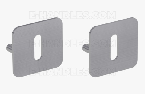 Rozeta OB, ONE Griffwerk slim 2mm - szlifowana stal nierdzewna