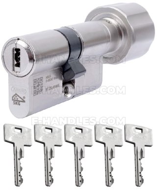 ABUS MAGTEC 2500, 90 (40x50G) gałka-klucz, wkładka drzwiowa