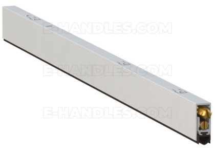 Uszczelniacz 1230 x 12,5 x 28,5 mm COMAGLIO T017, jednostronny, aluminium