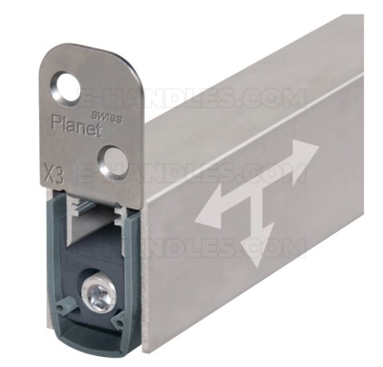 Uszczelniacz 1085 x 8 x 30 mm PLANET X3-RD, jednostronny, aluminium
