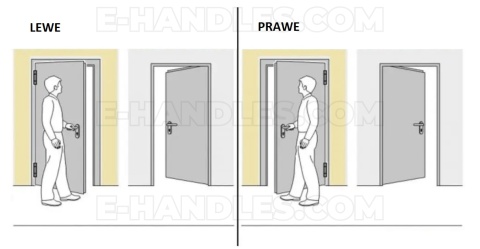 Zamek Prawy BMH WC-8mm, 55/78, wymiar czoła 235/20/3 (mm) stal srebrna lakierowana