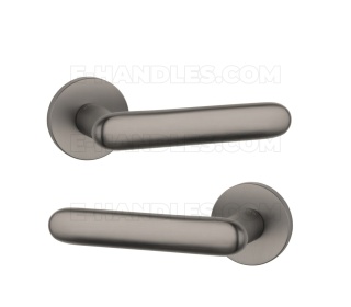 Klamka LARKA Rozeta R slim 7 mm MSB - tytan