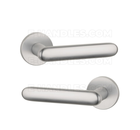 Klamka LARKA Rozeta R slim 7 mm PSC - chrom satynowy