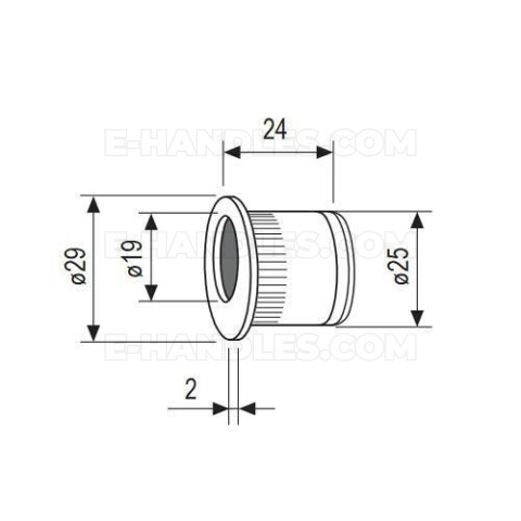 Uchwyt na palec AGB Scivola chromowany B019100130