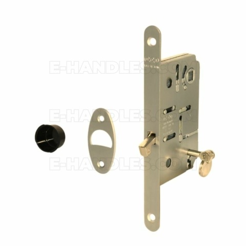Zamek AGB Scivola T OB hakowy 50/70 F16 mosiądz mat B089015023
