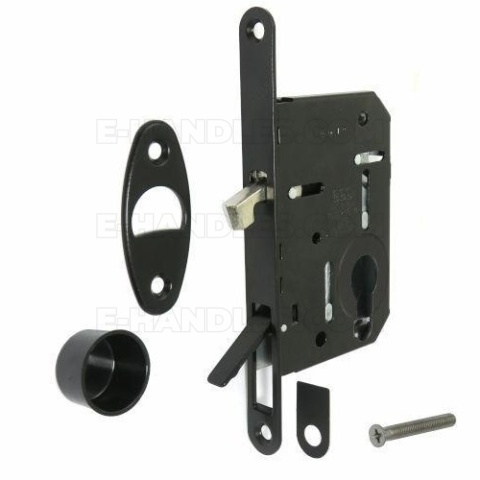 Zamek AGB WAVE Scivola Tre Class hakowy na wkładkę 50mm F16 czarny B089825093