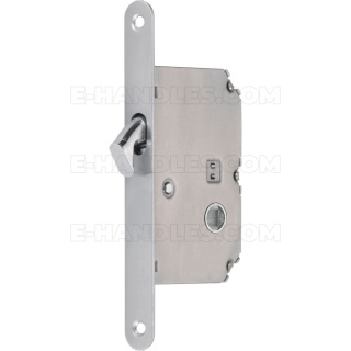 Zamek Hoppe WC hakowy 50mm czolo 160x16x2 chrom mat
